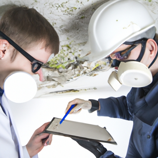 What does a mold inspection process entail?