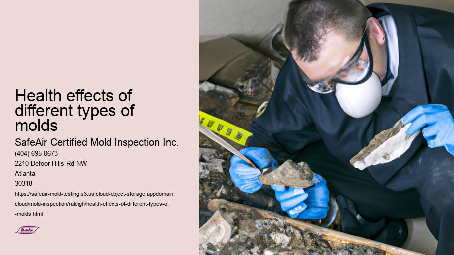 Health effects of different types of molds