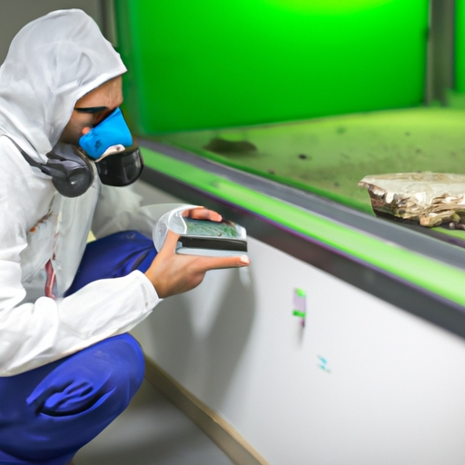 What is involved in a professional mold inspection?