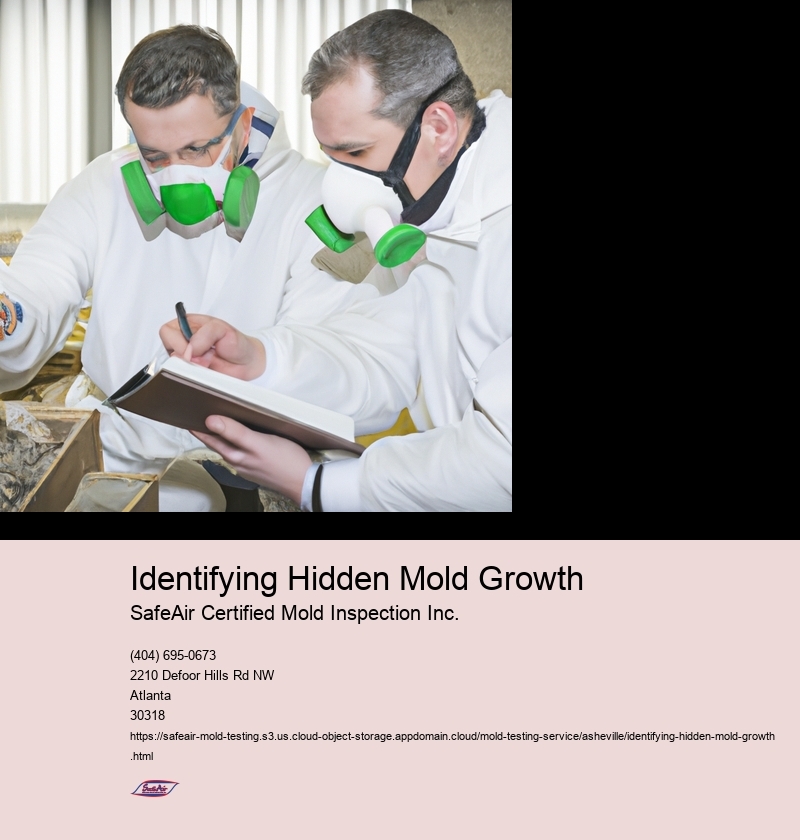 Common signs of hidden mold