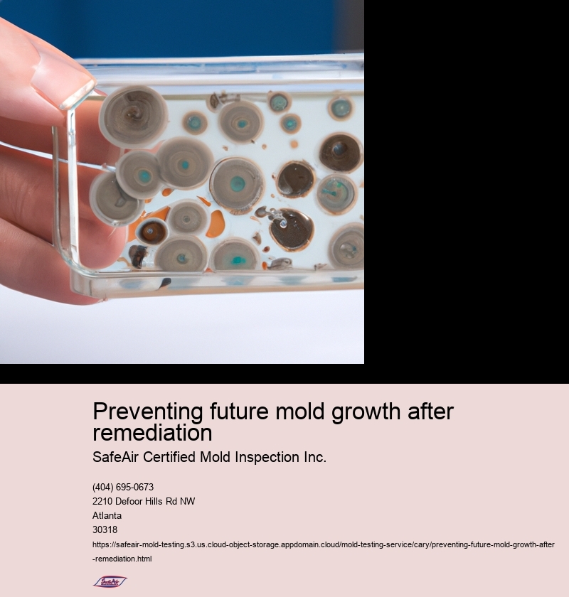 Preventing future mold growth after remediation
